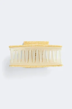 Gina Tricot Beaded hair clip Gul Online