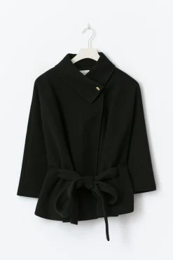 Gina Tricot 14+ belted cape Svart Online