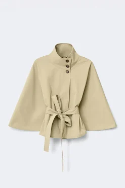 Gina Tricot 14+ belted trench cape Beige Sale