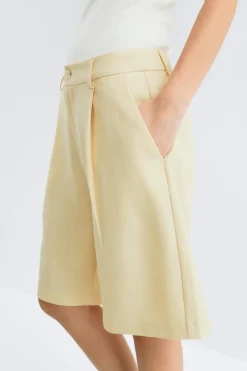 Gina Tricot Bermuda shorts Gul Discount