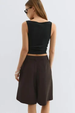 Gina Tricot Bermuda shorts Brun New