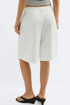 Gina Tricot Bermuda shorts Hvit Outlet