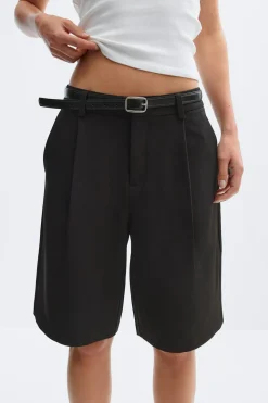 Gina Tricot Bermuda shorts Svart
