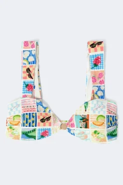 Gina Tricot Bikini top Blå Online