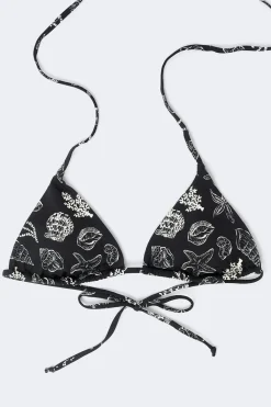 Gina Tricot Bikini triange top Svart Clearance