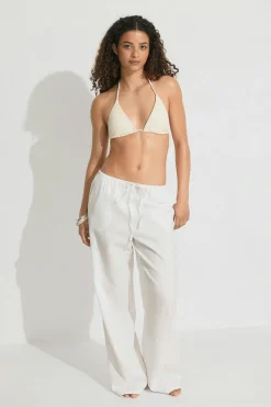 Gina Tricot Bikini triange top Beige Clearance