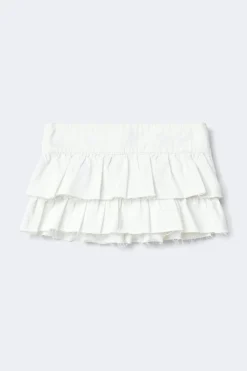 Gina Tricot 14+ buebabe deni kirt Hvit Online