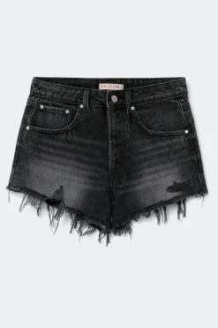 Gina Tricot Blue crush denim shorts Svart Discount