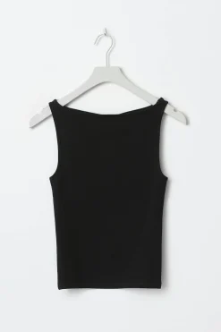 Gina Tricot Boatneck tanktop Svart Best
