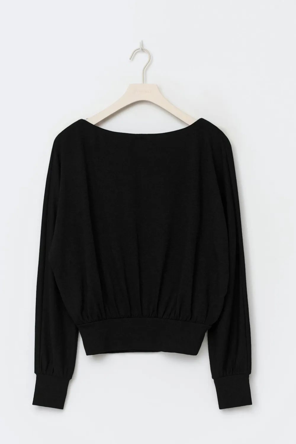 Gina Tricot Boatneck top Svart Best