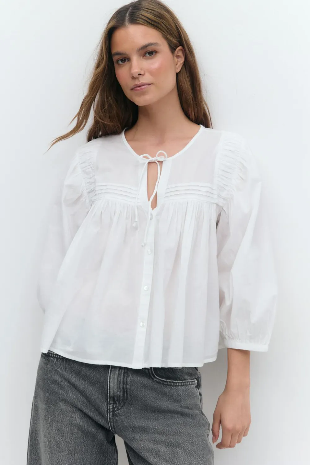 Gina Tricot Boho boue Hvit Online