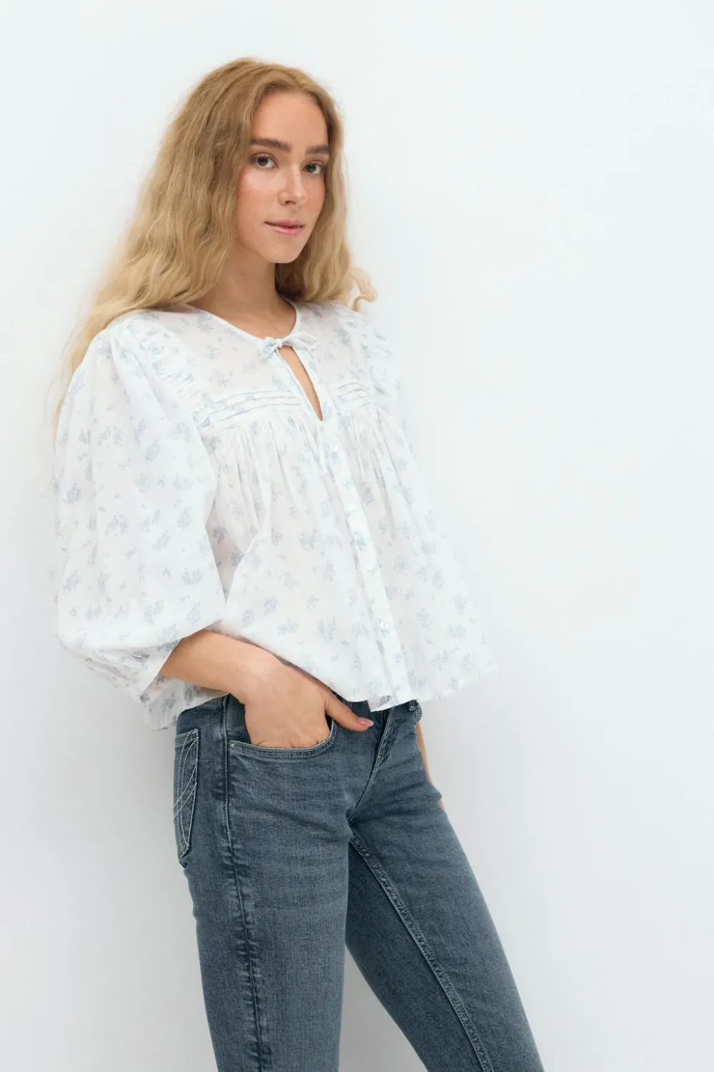 Gina Tricot Boho boue Blå