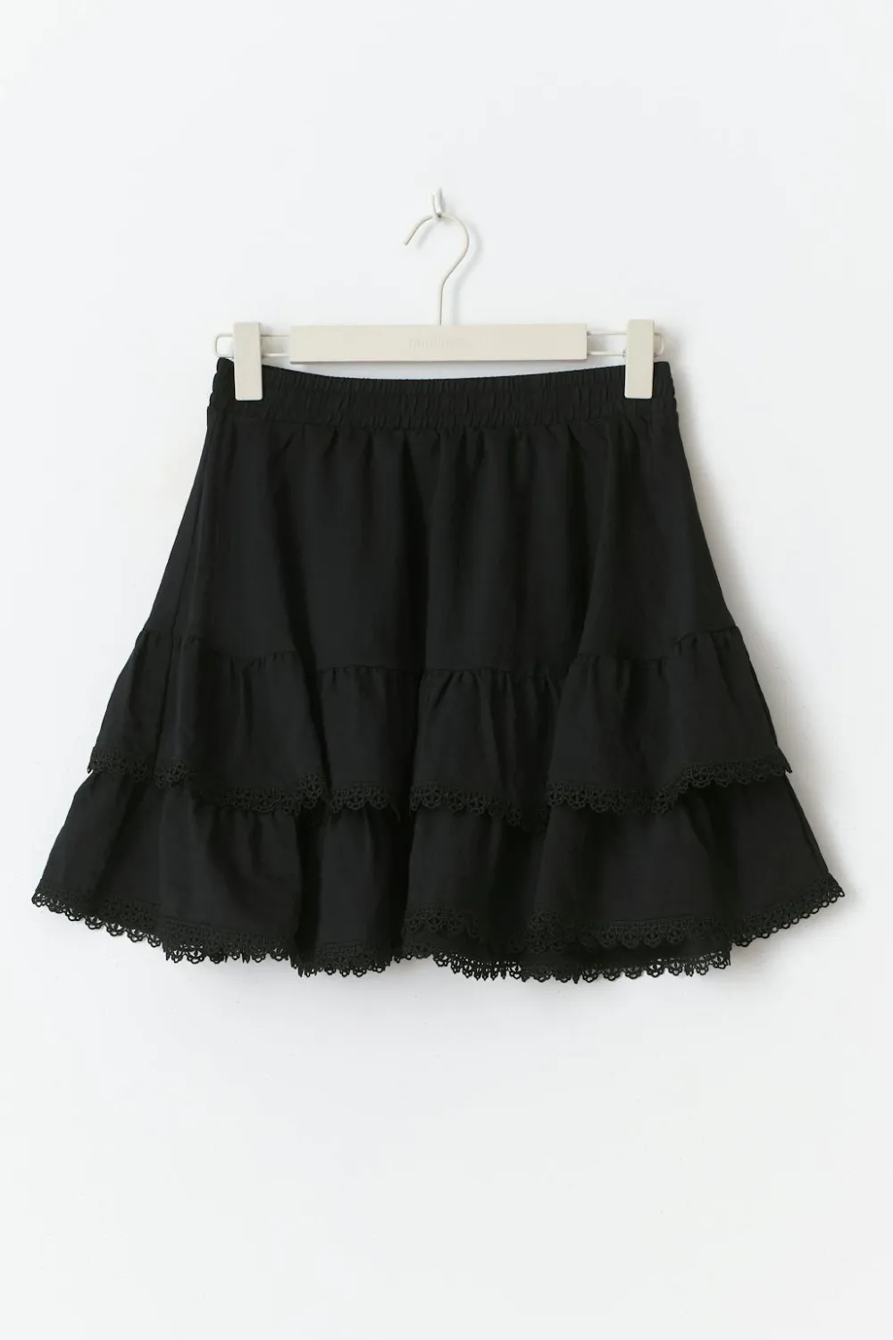 Gina Tricot Boho ini kirt Svart Outlet