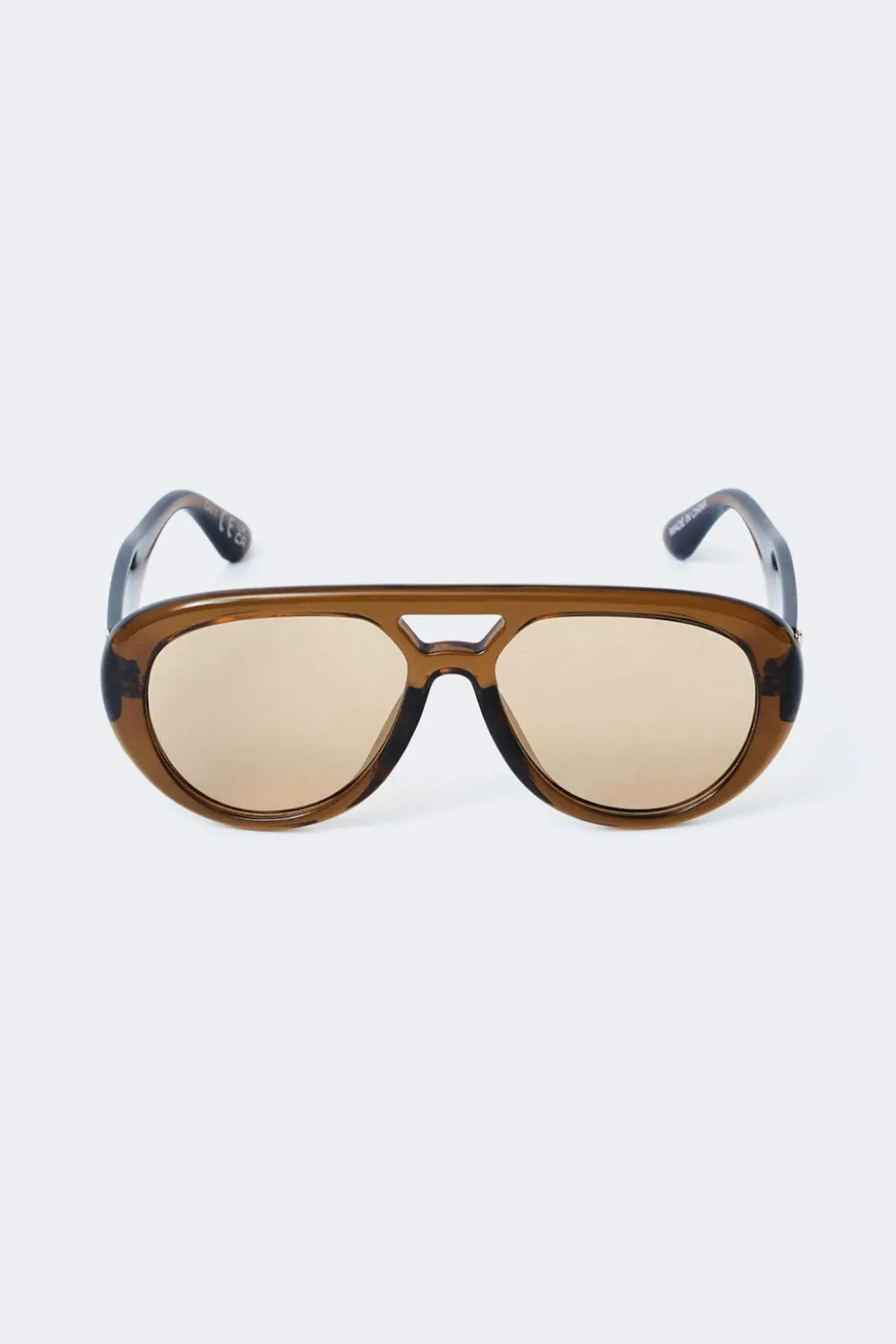 Gina Tricot Bold aviator sunglasses Brun