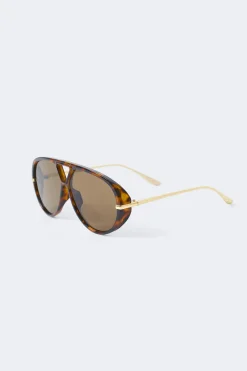 Gina Tricot Bold aviator sunglasses Brun Online