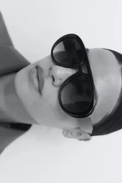 Gina Tricot Bold aviator sunglasses Svart Outlet