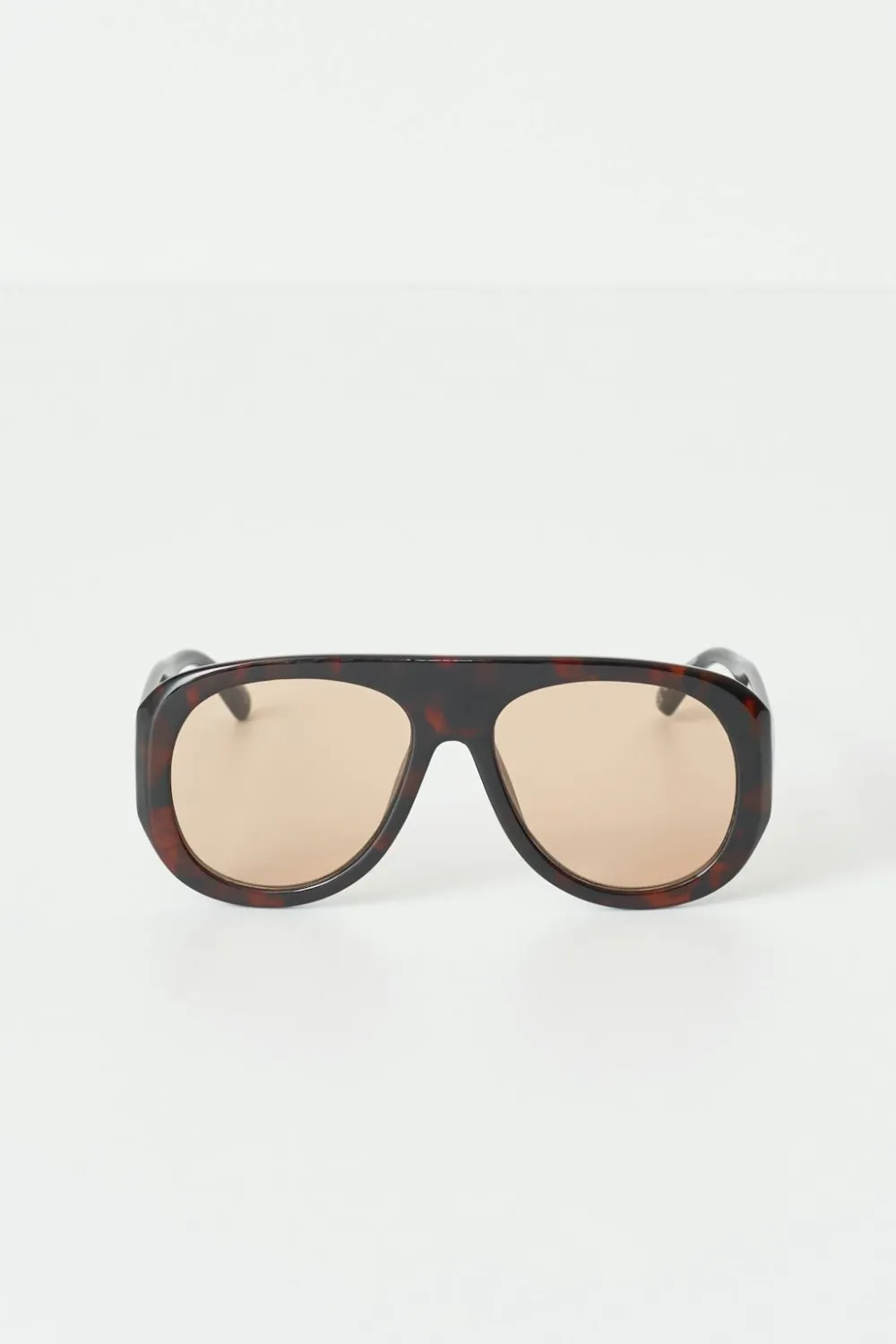 Gina Tricot Bold aviator sunglasses Brun Hot