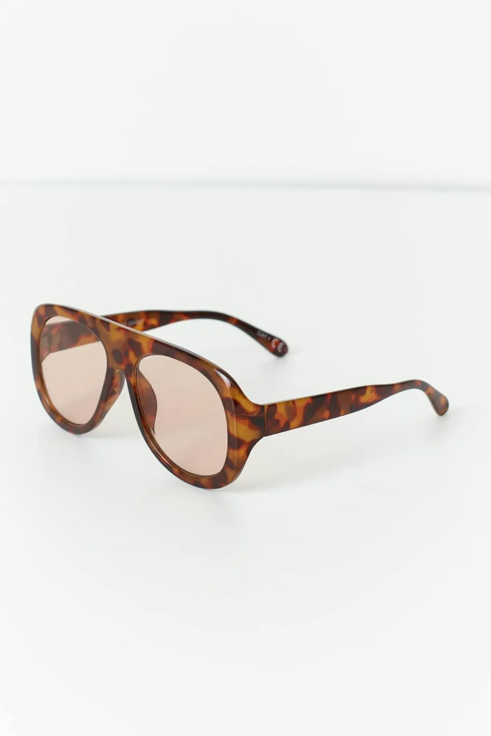Gina Tricot Bold aviator sunglasses Brun Hot