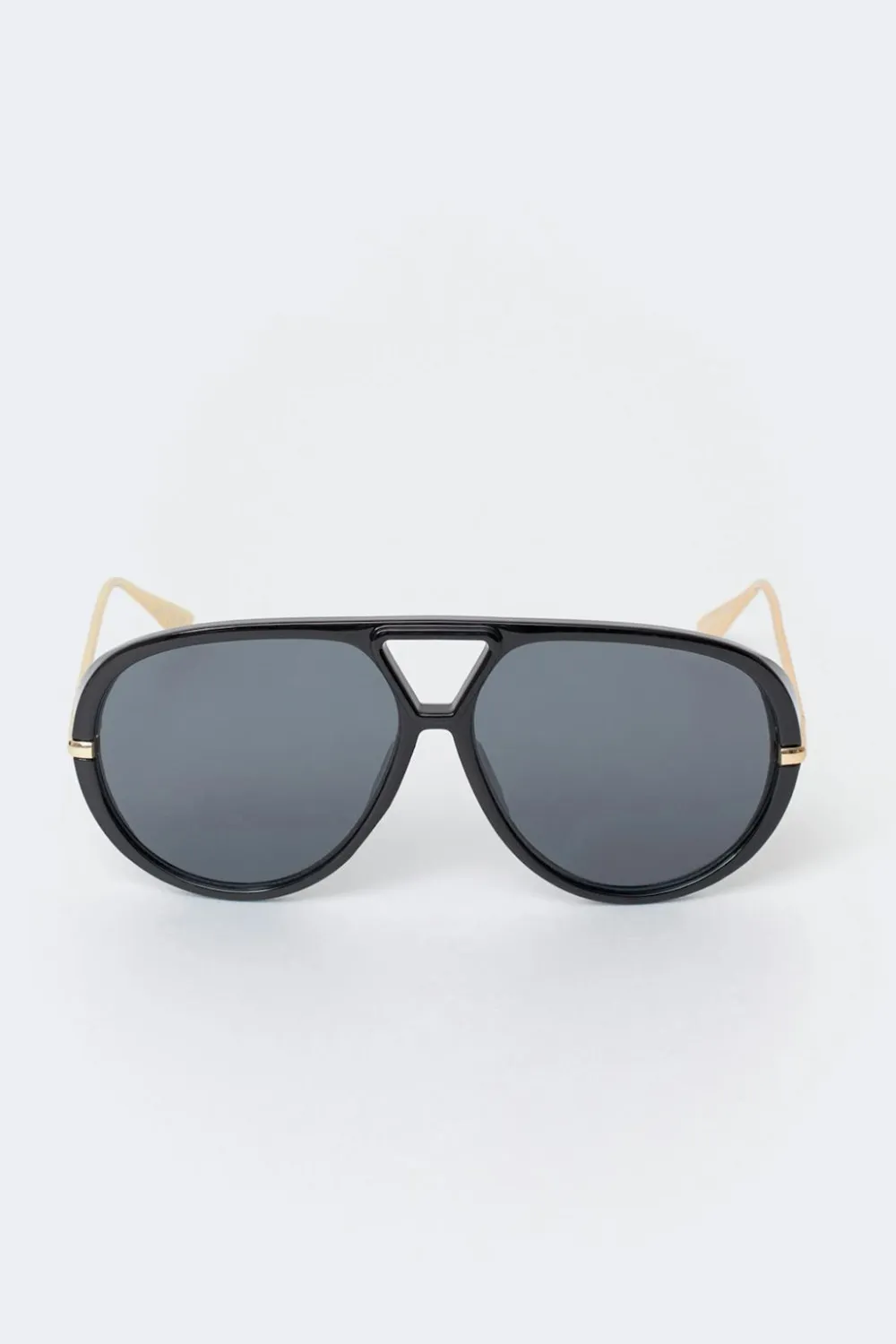 Gina Tricot Bold aviator sunglasses Svart Discount