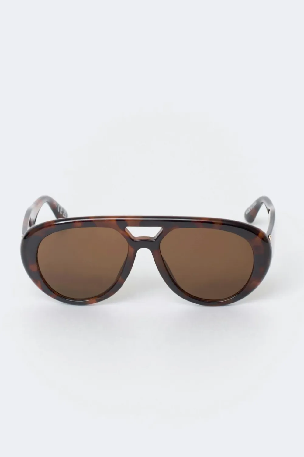 Gina Tricot Bold aviator sunglasses Brun New