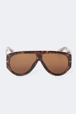 Gina Tricot Bold aviator sunglasses Brun Outlet