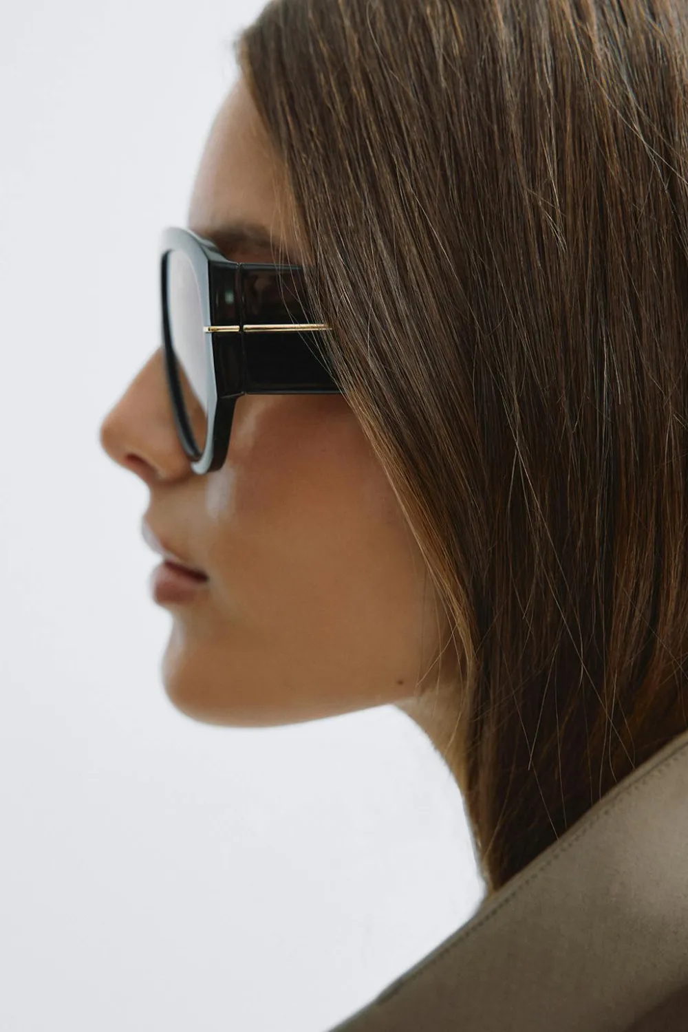 Gina Tricot Bold aviator sunglasses Svart Clearance