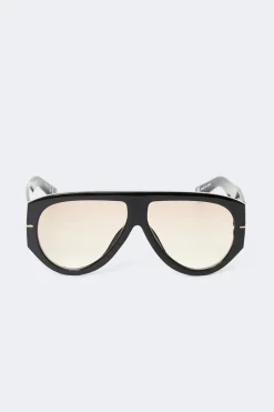 Gina Tricot Bold aviator sunglasses Svart Clearance