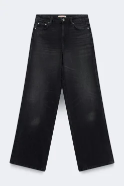 Gina Tricot Boss bby wide jeans Svart Clearance