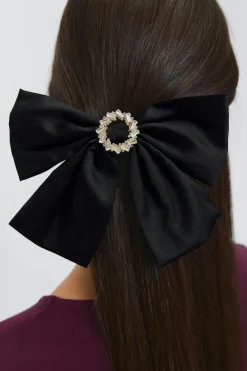 Gina Tricot Bow hair clip Svart