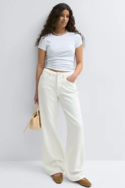 Gina Tricot Boyfriend jeans Hvit