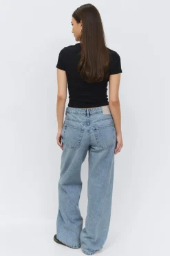 Gina Tricot Boyfriend jeans Blå Hot