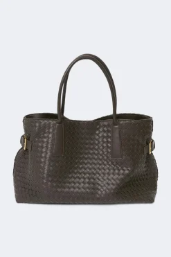 Gina Tricot Braided tote bag Brun Hot