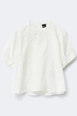 Gina Tricot Broderie angaie boue Hvit Best