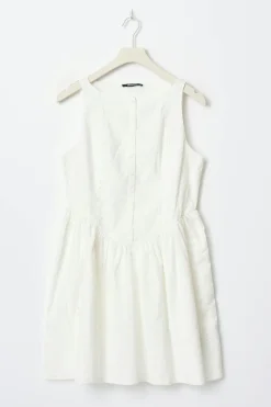 Gina Tricot Broderie anglaise dress Hvit Hot