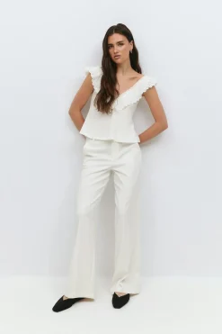Gina Tricot Broderie angaie inget Hvit Hot