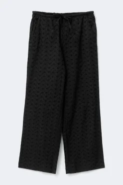 Gina Tricot Broderie angaie trouer Svart Online
