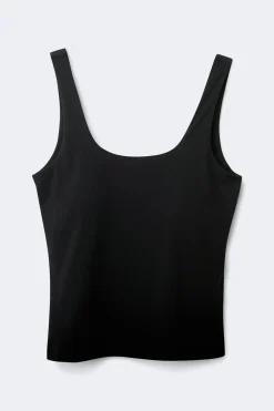 Gina Tricot Buit-in bra tank Svart Online