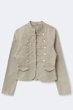 Gina Tricot Button down uniform jacket Grønn