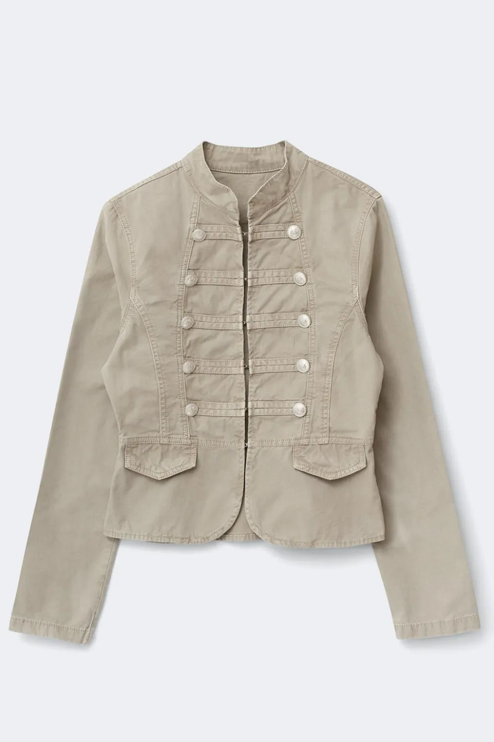 Gina Tricot Button down uniform jacket Grønn