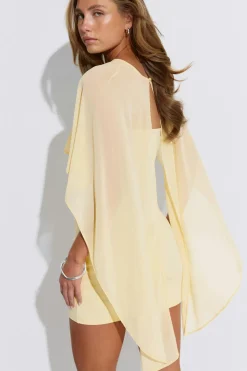 Gina Tricot Cape tube dre Gul New