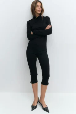Gina Tricot Capri egging Svart