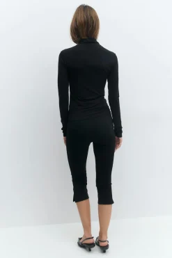 Gina Tricot Capri egging Svart