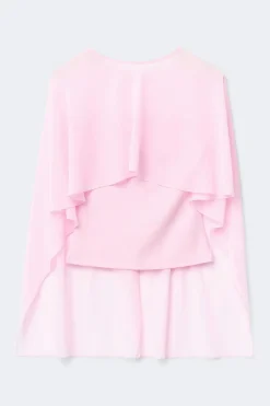 Gina Tricot Chiffon cape top Rosa Best