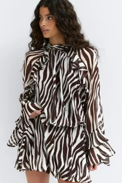 Gina Tricot Chiffon dre Brun Hot