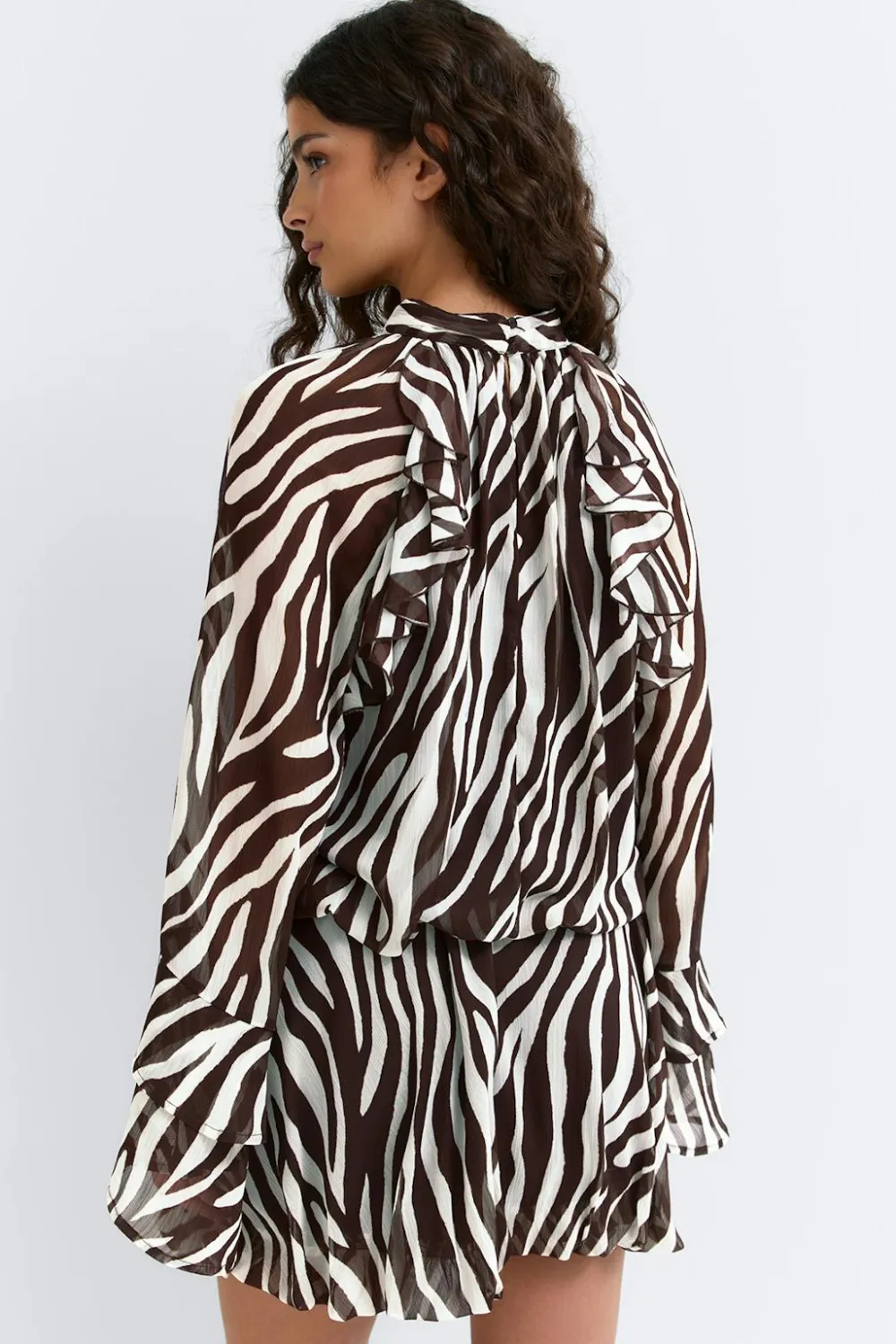 Gina Tricot Chiffon dre Brun Hot