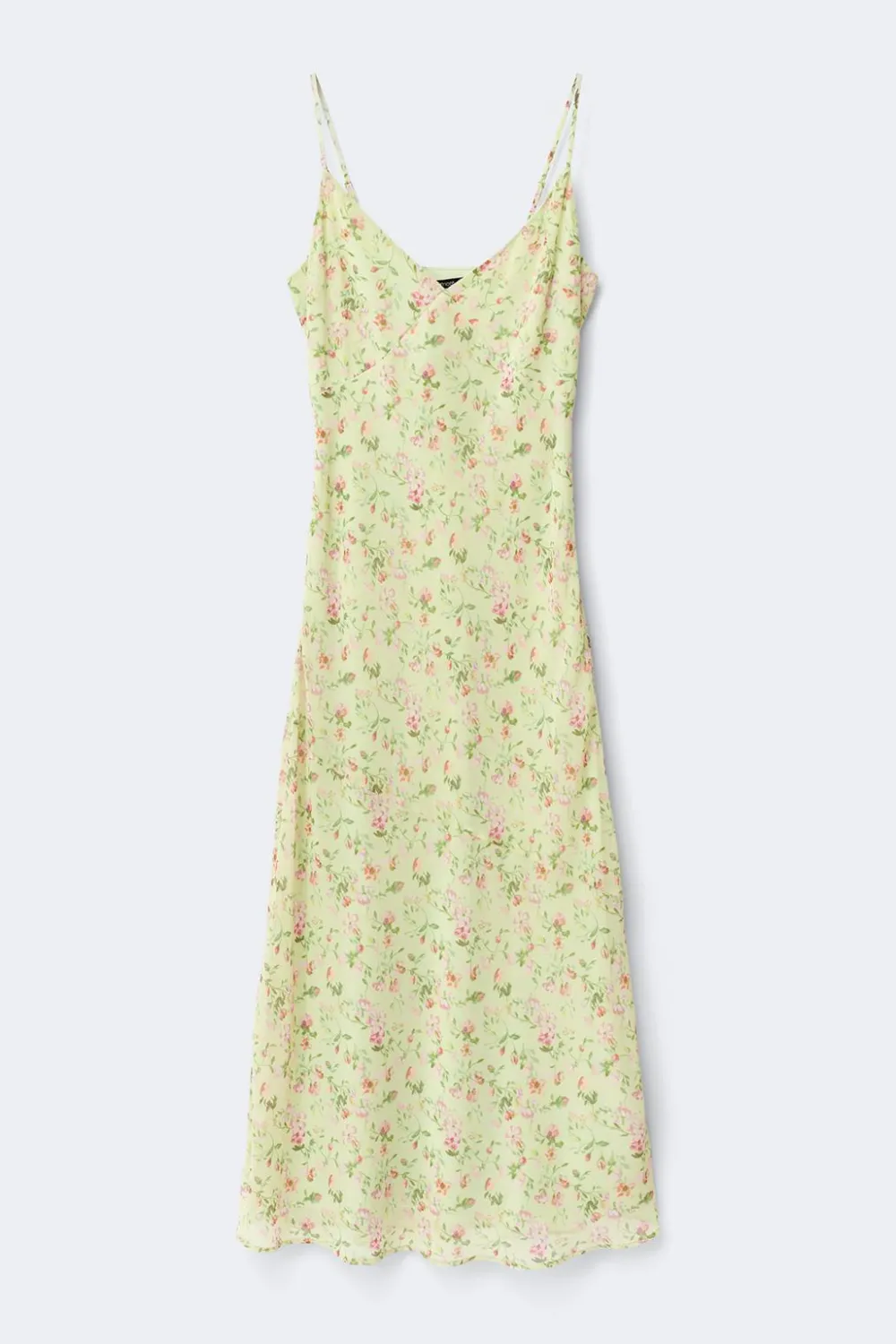 Gina Tricot Chiffon dress Grønn Outlet