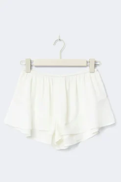 Gina Tricot Chiffon oungewear hort Hvit Hot