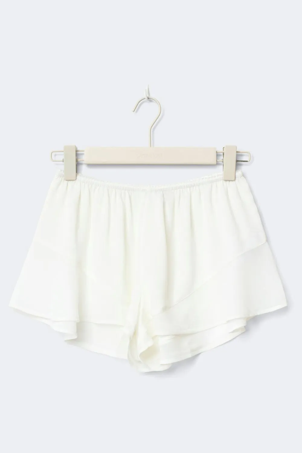 Gina Tricot Chiffon oungewear hort Hvit Hot