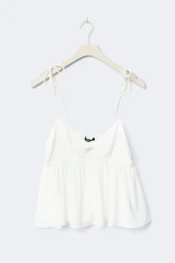 Gina Tricot Chiffon oungewear inget Hvit Discount