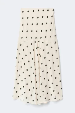 Gina Tricot Chiffon kirt Hvit Clearance